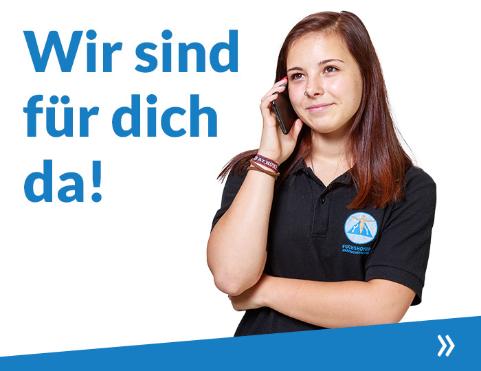 Wir sind für dich da